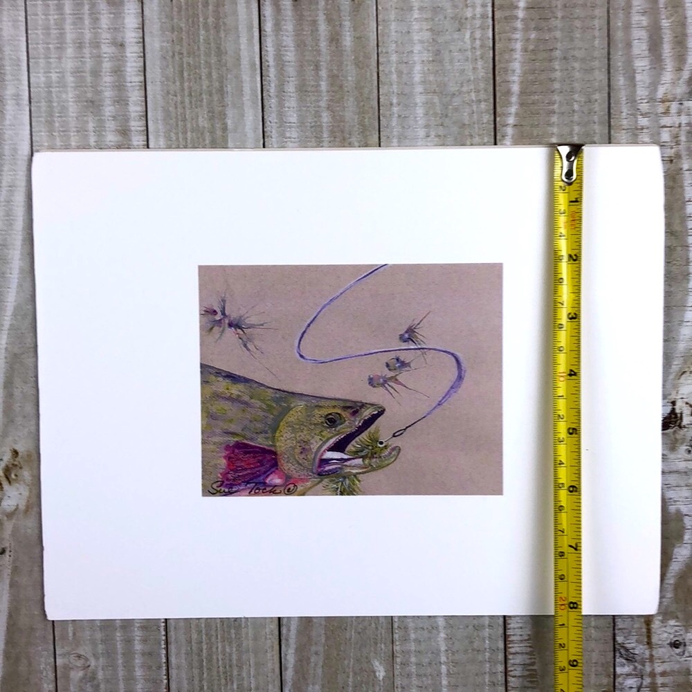 Art Print 8.5x11 pastel watercolor.fish - Picture 7 of 8